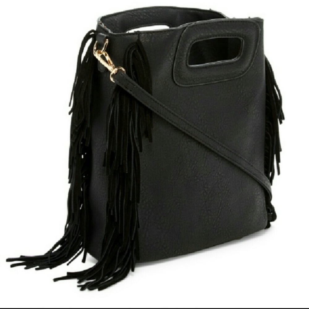 PINK HALEY BLACK HAND BAG​